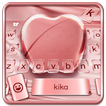 Silk Rose Gold Apple Tema de teclado