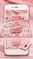 Neues Silk Rose Gold Apple Tastatur thema Plakat