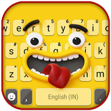 Fundo do Teclado Silly Face ícone