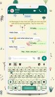 Social Chat Doodle Plakat