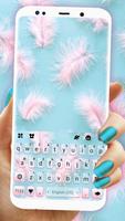 Soft Pink Feathers Plakat