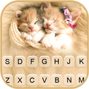 خلفية الكيبورد Sleeping Cute K APK