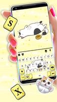 Hình nền bàn phím Sleepy Lazy Cat ảnh chụp màn hình 1