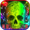 Yeni Havalı Smoke Live Skull Klavye Teması