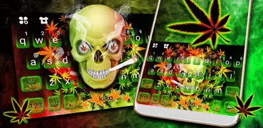 Tema de teclado Smoke Skull