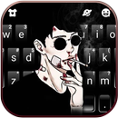 Tema Keyboard Smoking Cool Man APK
