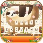 Fundo do Teclado Smiling Sloth ícone