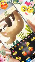 Fundo do Teclado Smiling Sloth imagem de tela 2