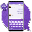 SMS Chat Purple Thème