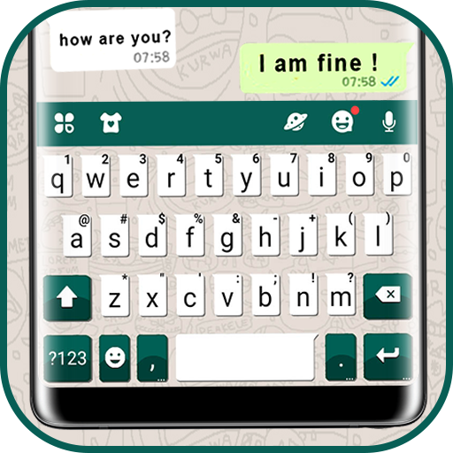 SMS Chatting のテーマキーボード