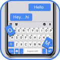 Sms Blue Keyboard Theme