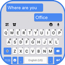 Bàn phím SMS Blue APK