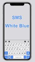 الكيبورد SMS Blue الملصق