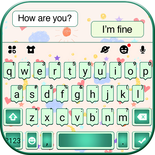 Sms Doodle Keyboard Theme