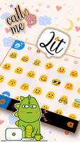 ชุดรูปแบบคีย์บอร์ด Sms Doodle ภาพหน้าจอ 2