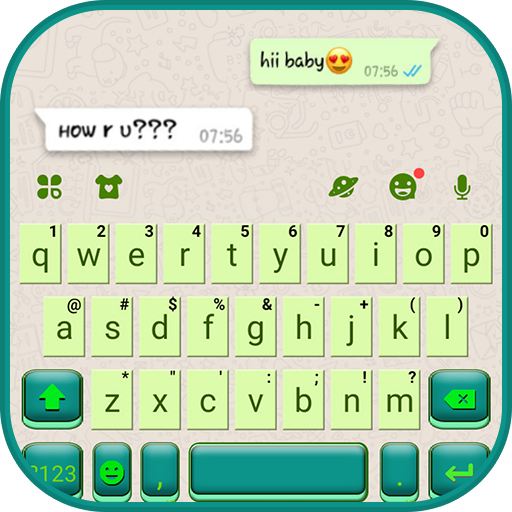 SMS Messenger キーボード