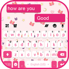 خلفية الكيبورد SMS Pink Doodle أيقونة