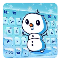 Snowman Hugs Keyboard Theme APK download