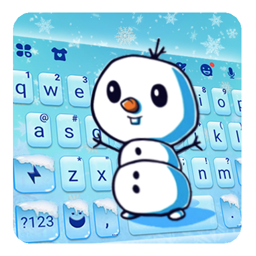 Snowman Hugs Keyboard Theme