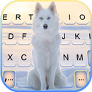 Hình nền bàn phím Snowy Wolf APK