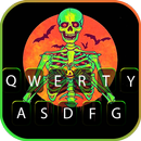 Bàn phím Spooky Bats Skeleton APK