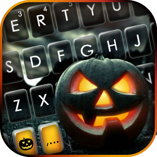 Fundo do Teclado Spooky Pumpki