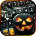 ”คีย์บอร์ดพื้นหลัง Spooky Pumpk