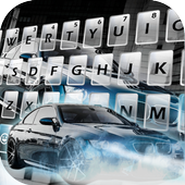 Sports Cool Car Keyboard Theme آئیکن