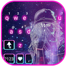 Space Girl Galaxy Tastaturhint APK
