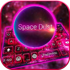 Spacedust Tastatur-Thema Zeichen