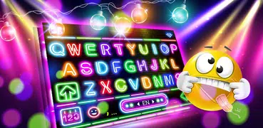 Sparkle Neon LED Lights 主題鍵盤