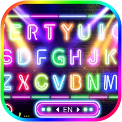 Baixar Teclado Sparkle Neon LED Light APK