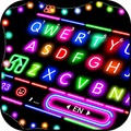 Sparkle Neon Lights Keyboard Theme
