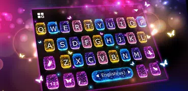 Teclado Sparkle Butterfly