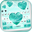 Glitter Heart Themen Zeichen