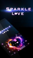 Teclado sparkle love Cartaz