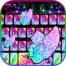 Tema de teclado Sparkle Rainbo APK