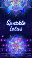 Sparklelotus Tastatur-Thema Plakat