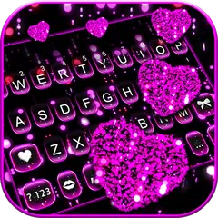 download Sparkling Hearts 3D Tastiera APK