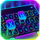 Sparkling Neon 3d Keyboard The icon