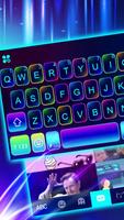 Tema Keyboard Sparkling Neon 3 screenshot 3