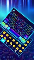 Sparkling Neon 3d Keyboard The screenshot 1