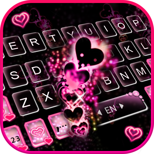 Tema de teclado Sparkling Love