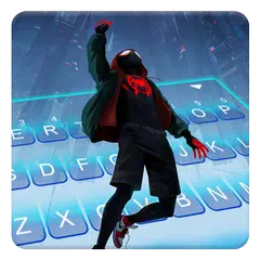 Скачать Тема для клавиатуры Spider Man Miles APK