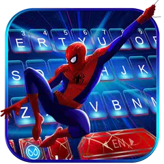 Скачать Тема для клавиатуры Spider Man Spiderverse APK