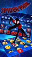 最新版、クールな Spider Man Spiderverse のテーマキーボード スクリーンショット 2