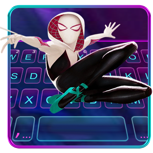 Spider Gwen Tastatur-Thema