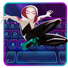 Tema Keyboard Spider Gwen ícone