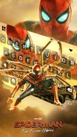 Spider-Man Iron Suit Keyboard Theme syot layar 2