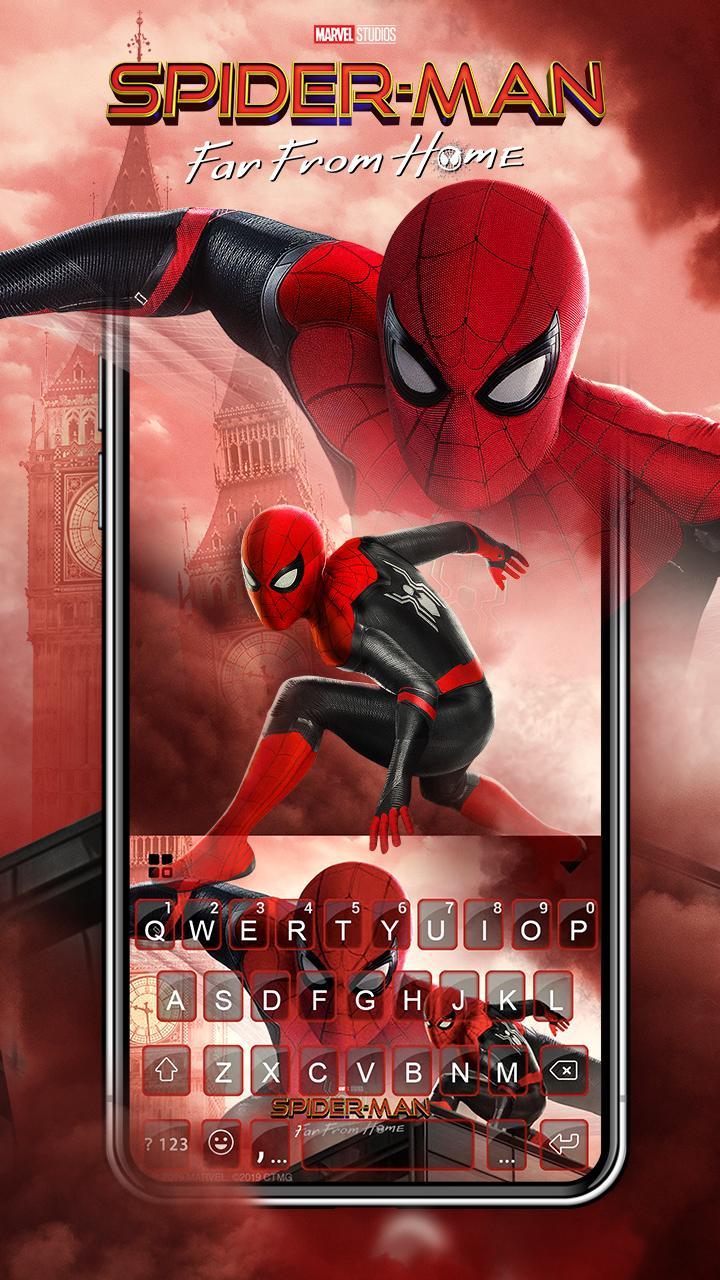 Spider Man Far From Home Keyboard Theme For Android Apk Download - roblox spider man whatsapp stickers stickers cloud